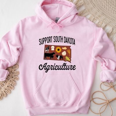 Support South Dakota Agriculture Hoodie (S-3XL) Unisex - Multiple Colors!