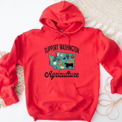 Support Washington Agriculture Hoodie (S-3XL) Unisex - Multiple Colors!