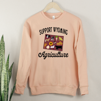 Support Wyoming Agriculture Crewneck (S-3XL) - Multiple Colors!