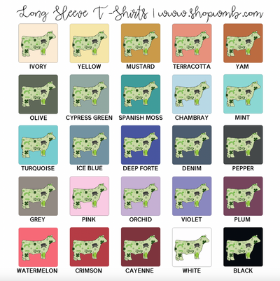 Saint Patrick Steer LONG SLEEVE T-Shirt (S-3XL) - Multiple Colors!