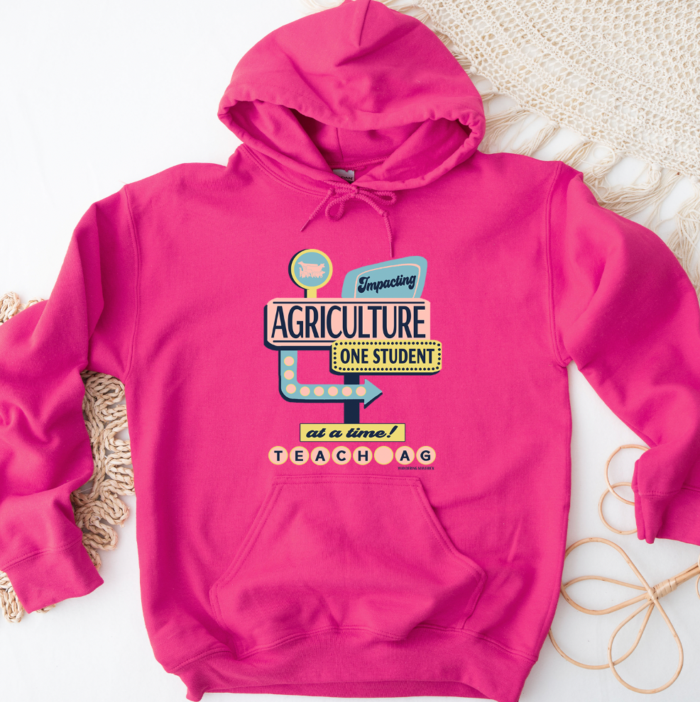 Impacting Agriculture One Student At A Time Hoodie (S-3XL) Unisex - Multiple Colors!