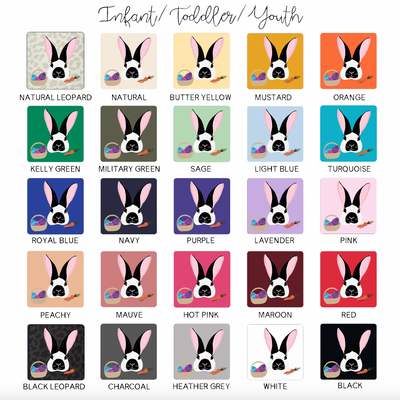 Hoppy Easter Rabbit One Piece/T-Shirt (Newborn - Youth XL) - Multiple Colors!