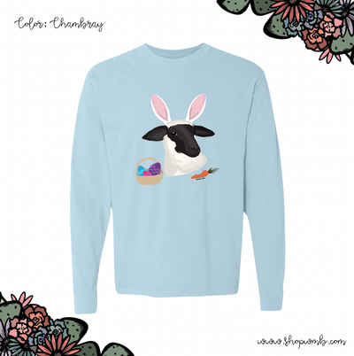 Hoppy Easter Lamb LONG SLEEVE T-Shirt (S-3XL) - Multiple Colors!