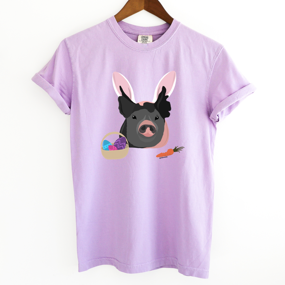 Hoppy Easter Pig ComfortWash/ComfortColor T-Shirt (S-4XL) - Multiple Colors!