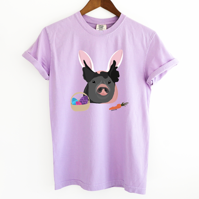 Hoppy Easter Pig ComfortWash/ComfortColor T-Shirt (S-4XL) - Multiple Colors!