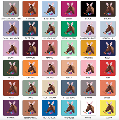 Hoppy Easter Horse T-Shirt (XS-4XL) - Multiple Colors!