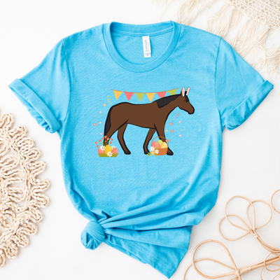 Spring Easter Horse T-Shirt (XS-4XL) - Multiple Colors!