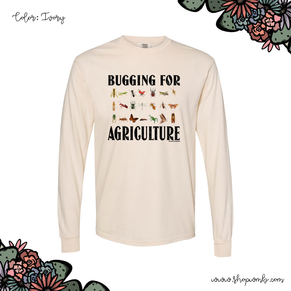 Bugging For Agriculture LONG SLEEVE T-Shirt (S-3XL) - Multiple Colors!