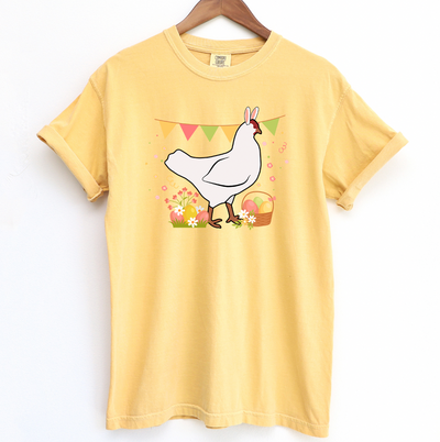 Spring Easter Chicken ComfortWash/ComfortColor T-Shirt (S-4XL) - Multiple Colors!