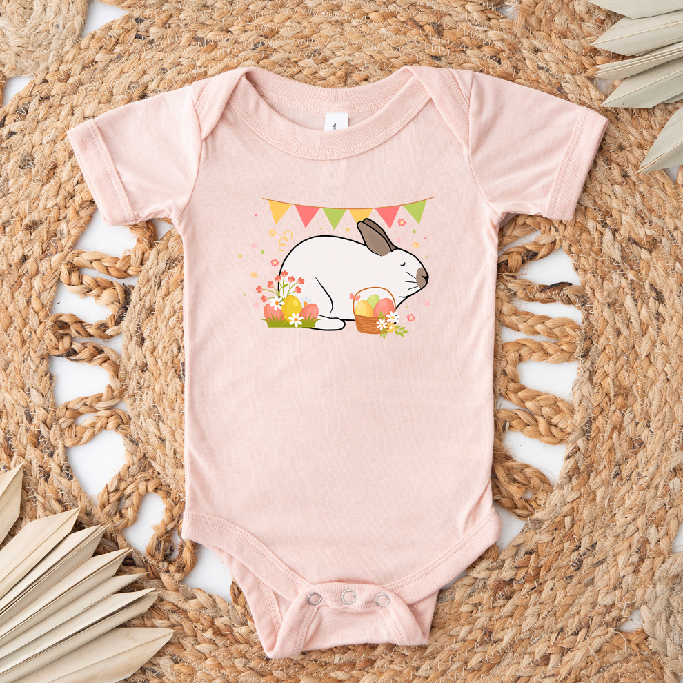 Spring Easter Rabbit One Piece/T-Shirt (Newborn - Youth XL) - Multiple Colors!