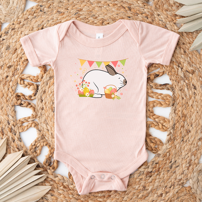 Spring Easter Rabbit One Piece/T-Shirt (Newborn - Youth XL) - Multiple Colors!
