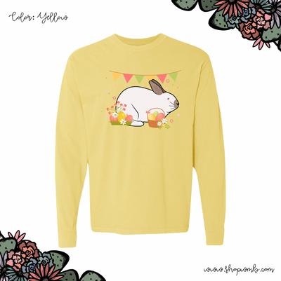 Spring Easter Rabbit LONG SLEEVE T-Shirt (S-3XL) - Multiple Colors!