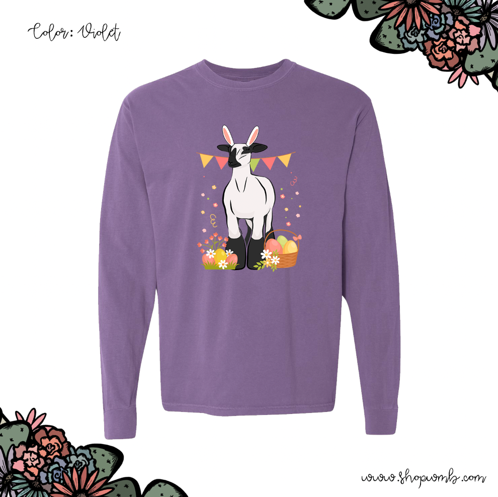 Spring Easter Lamb LONG SLEEVE T-Shirt (S-3XL) - Multiple Colors!