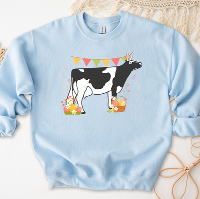 Spring Easter Dairy Cow Crewneck (S-3XL) - Multiple Colors!