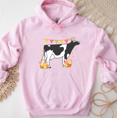 Spring Easter Dairy Cow Hoodie (S-3XL) Unisex - Multiple Colors!