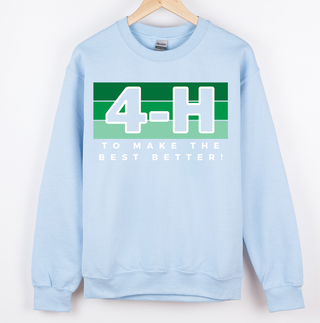 4-H Colorblock– Crewneck