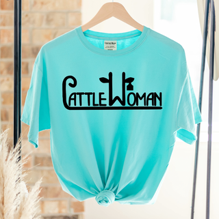 CattleWoman Eartag– Comfort Colors T-Shirt