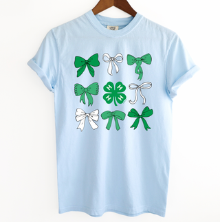 4-H Bow Clover– Comfort Colors T-Shirt