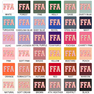 FFA Floral– Bella Canvas T-Shirt