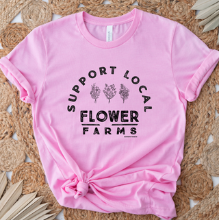 Support Local Flower Farms– Bella Canvas T-Shirt