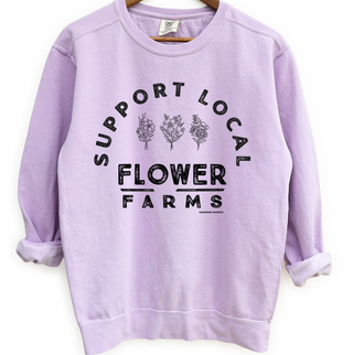 Support Local Flower Farms– Crewneck