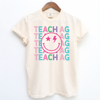 Teach Ag Line Smile– Comfort Colors T-Shirt