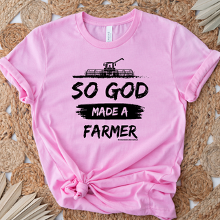 So God Made A Farmer– Bella Canvas T-Shirt