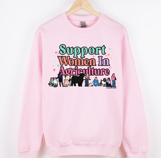 Support Women in Agriculture Illustration– Crewneck