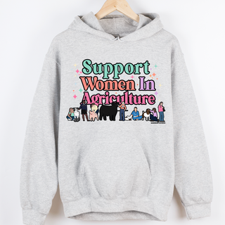 Support Women in Agriculture Illustration– Hoodie