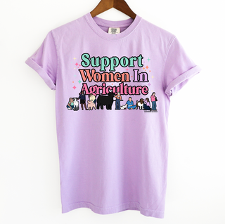Support Women in Agriculture Illustration– Comfort Colors T-Shirt