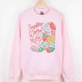 Support Women In Ag Boot– Crewneck