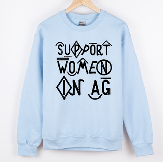 Support Women In Ag Branded– Crewneck