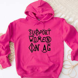Support Women In Ag Branded– Hoodie