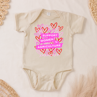 Hearts Support Women In Agriculture– Infant/Toddler/Youth