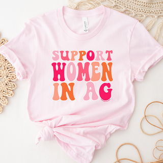 Peachy Support Women In Ag– Bella Canvas T-Shirt