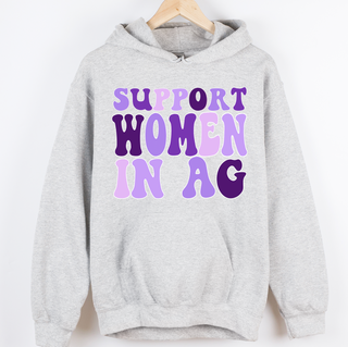 Purple Support Women in Ag– Hoodie