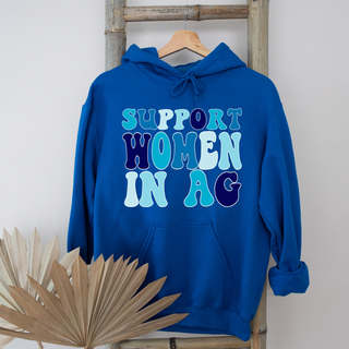 Blue Support Women in Ag– Hoodie