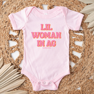Lil Woman In Ag– Infant/Toddler/Youth