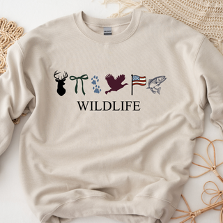 Wildlife Symbols– Crewneck