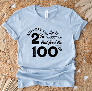 Support the 2% Black Ink– Bella Canvas T-Shirt