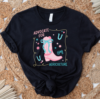 Boot Advocate For Agriculture– Bella Canvas T-Shirt