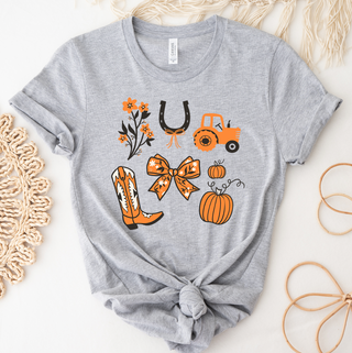 Fall Ag Symbols– Bella Canvas T-Shirt