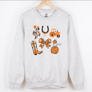 Fall Ag Symbols– Crewneck