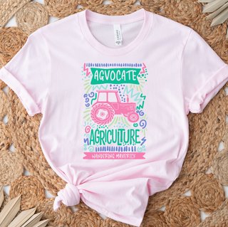 Agriculture Tractor Sketch– Bella Canvas T-Shirt