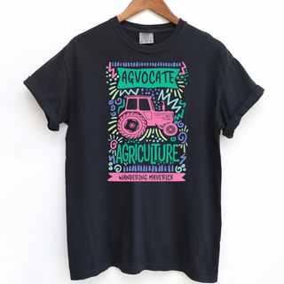 Agriculture Tractor Sketch– Comfort Colors T-Shirt