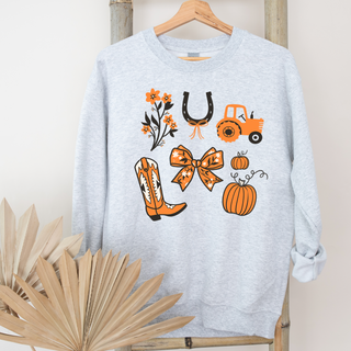 Fall Ag Symbols– Crewneck