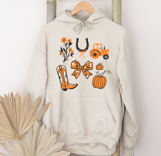 Fall Ag Symbols– Hoodie