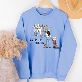Raising Up Ag Kids Cattle– Crewneck