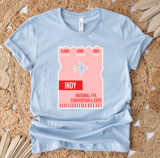 National FFA Convention Airplane Ticket– Bella Canvas T-Shirt