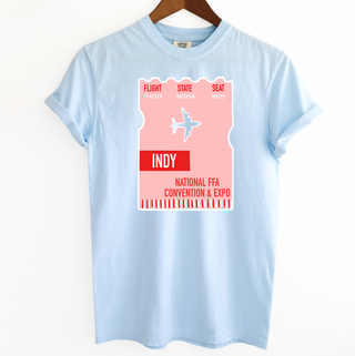 National FFA Convention Airplane Ticket– Comfort Colors T-Shirt